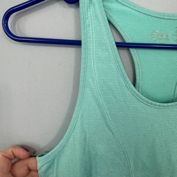 ZYIA Active Wear Racerback Tank Top Women's Size XS Spandex Blend Minty Green - Picture 3 of 5